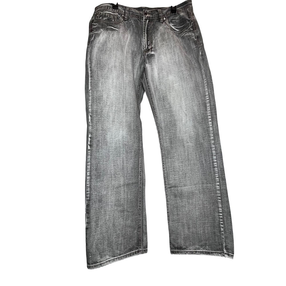 VTG Y2K AXEL Mens Gray Wash Relaxed Fit Denim Jeans Size W36 L32 Great Condition